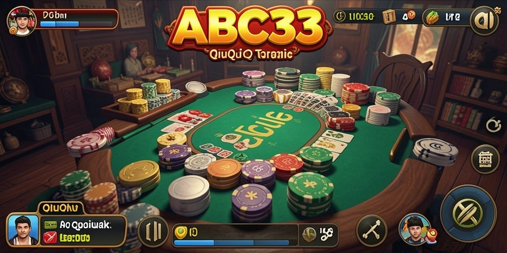 Screenshot gameplay QiuQiu ABC33 yang seru dan kompetitif.