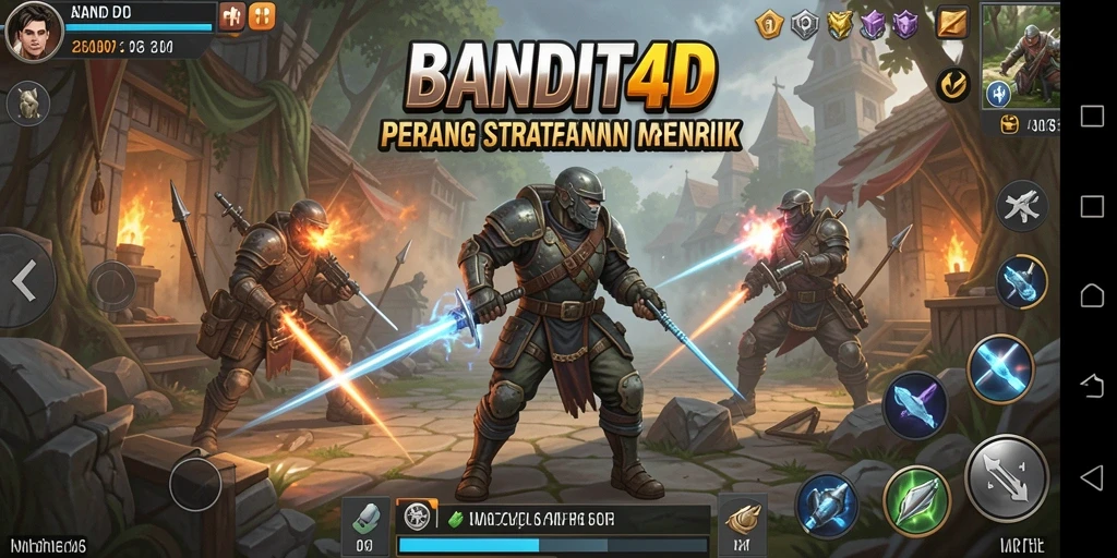 Tampilan gameplay seru dari BANDIT4D yang penuh strategi.