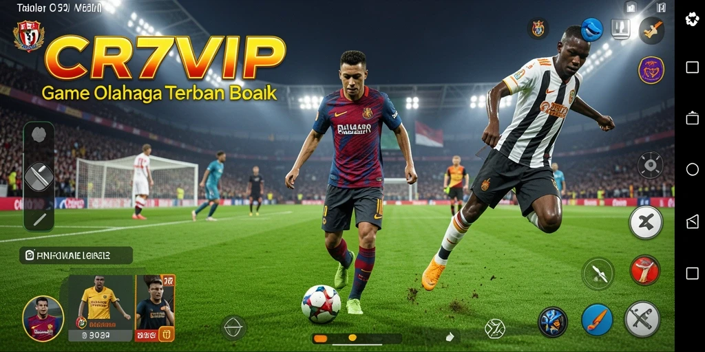 Tampilan visual gameplay CR7VIP yang menegangkan dan realistis.
