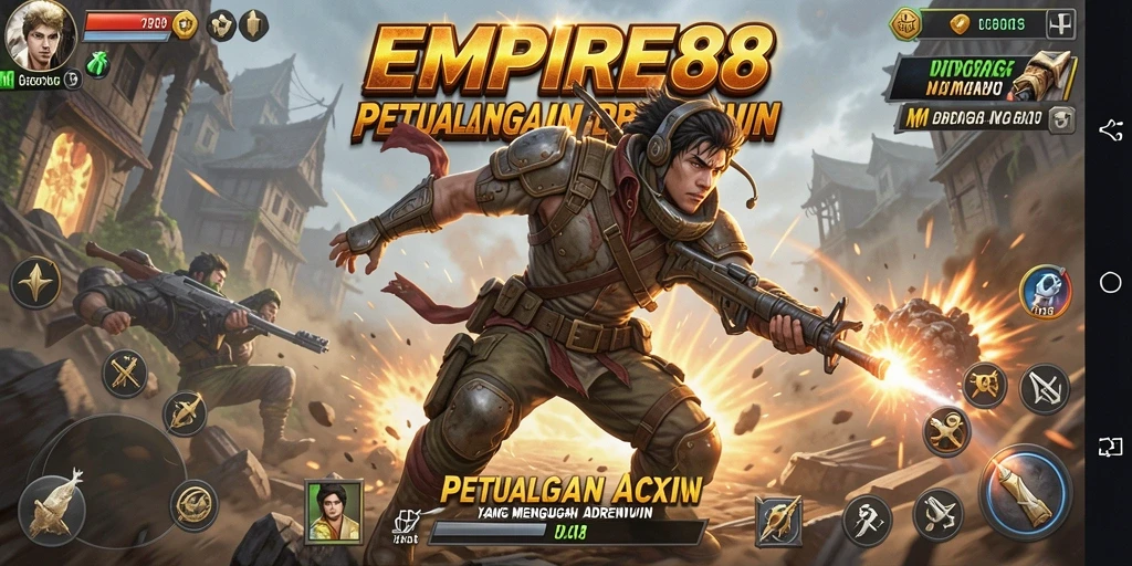 Tangkapan layar gameplay menegangkan dari EMPIRE88 di tengah pertempuran penuh aksi.