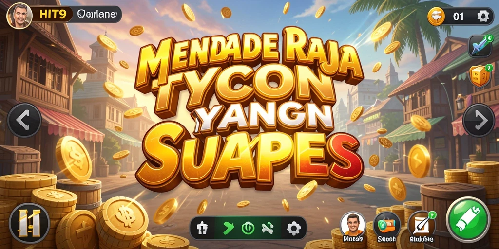 Screenshot menunjukkan gameplay menarik dari HIT9 yang menggambarkan keseruan Tycoon.