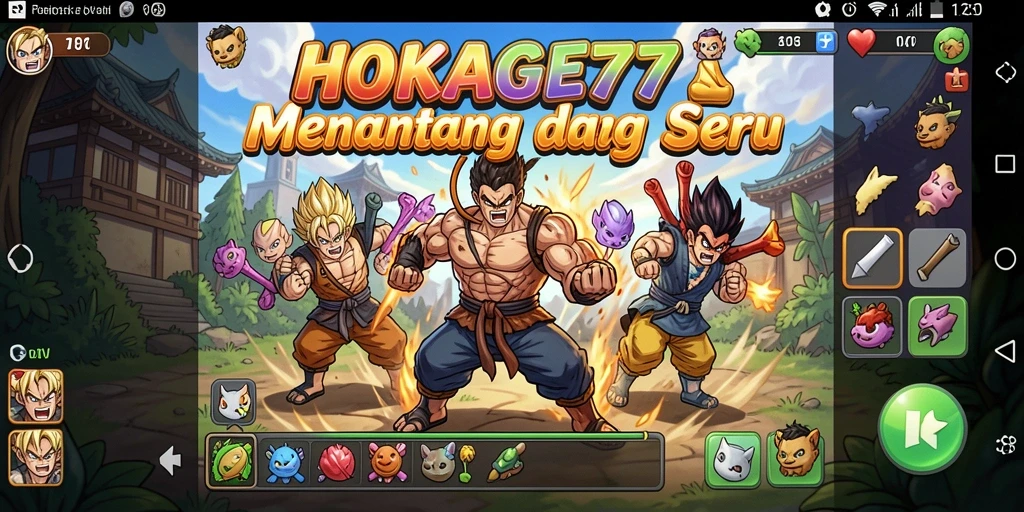 Tampilan gameplay HOKAGE77 yang menantang teka-teki.