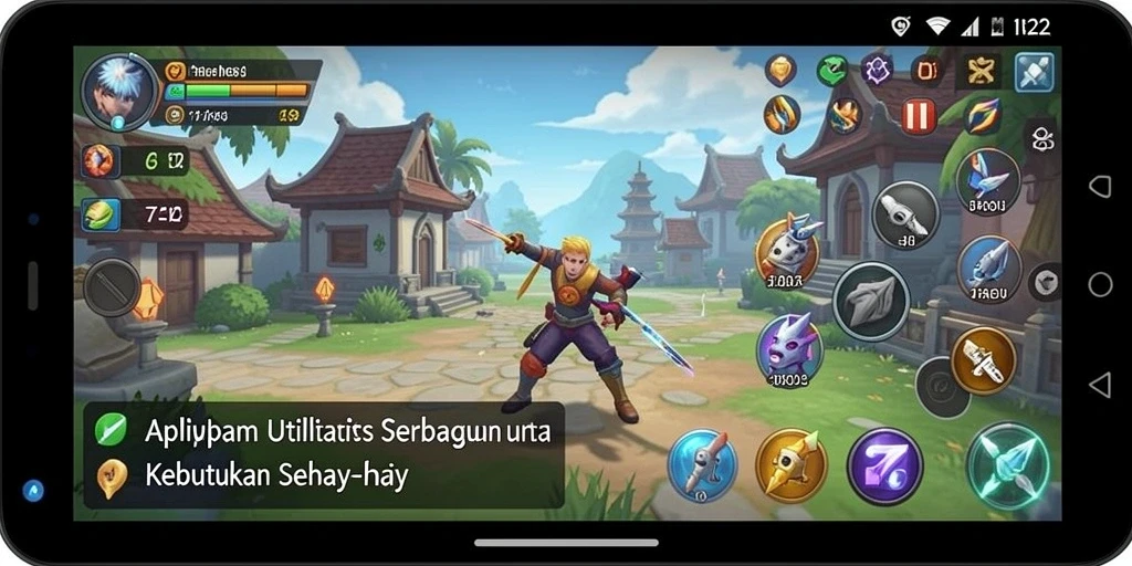 Tampilan utama IN22 dengan fitur utilitas terdepan.