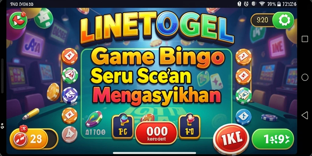 Screenshot gameplay menampilkan serunya bermain Bingo di LINETOGEL.