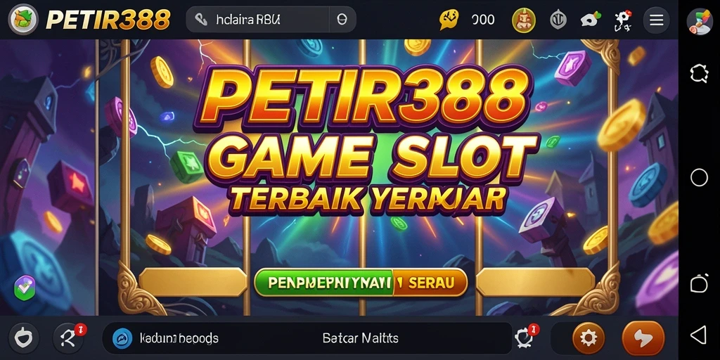 Screenshot utama PETIR388 menampilkan gameplay slot yang menarik dan seru.