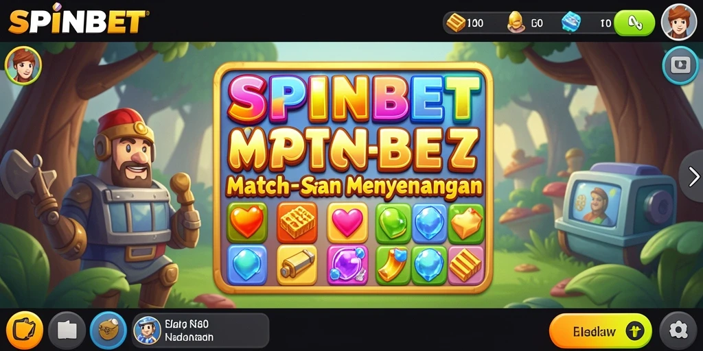 Tampilan warna-warni gameplay SPINBET yang mengasyikkan.