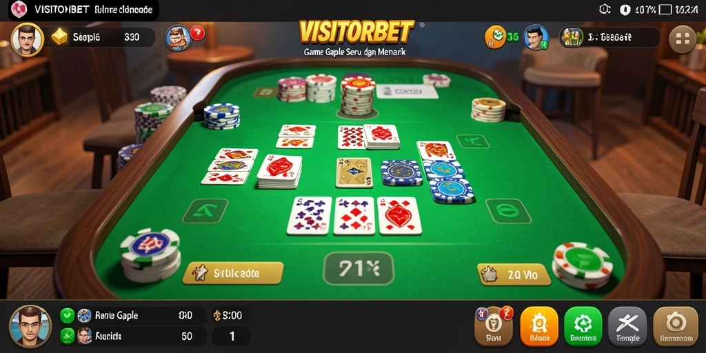 Tampilan gameplay <strong>VISITORBET</strong> yang menarik dan penuh warna.