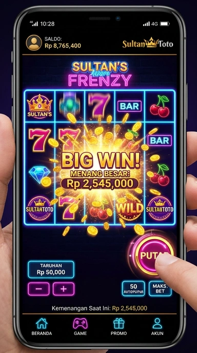 Screenshot saat mengunduh aplikasi dari sultantoto.